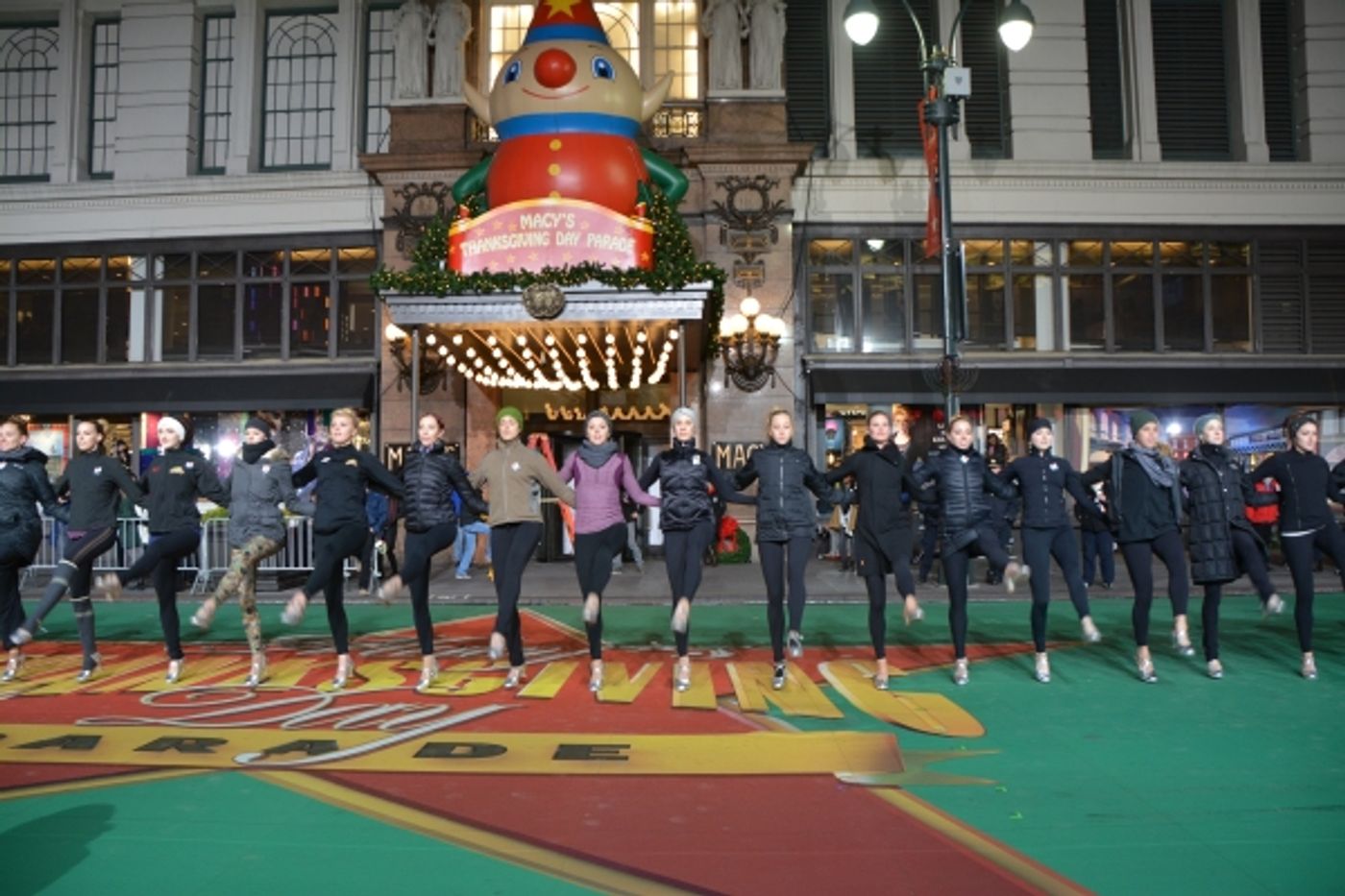 Photo Coverage: Casts of THE WIZ, SOMETHING ROTTEN! & More Rehearse for the Macy's Thanksgiving Day Parade!  Image