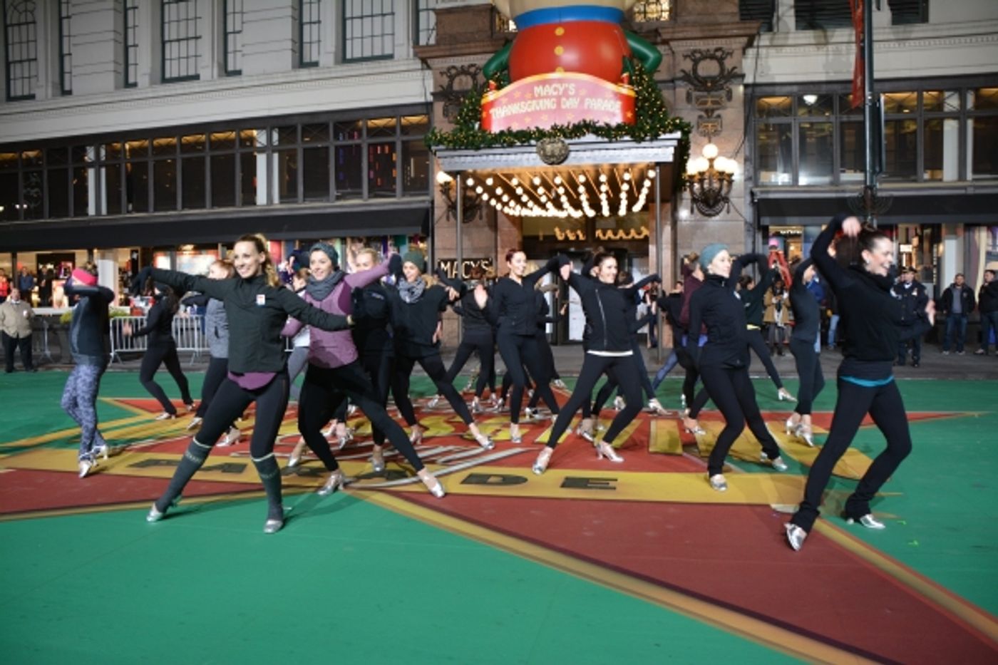 Photo Coverage: Casts of THE WIZ, SOMETHING ROTTEN! & More Rehearse for the Macy's Thanksgiving Day Parade!  Image