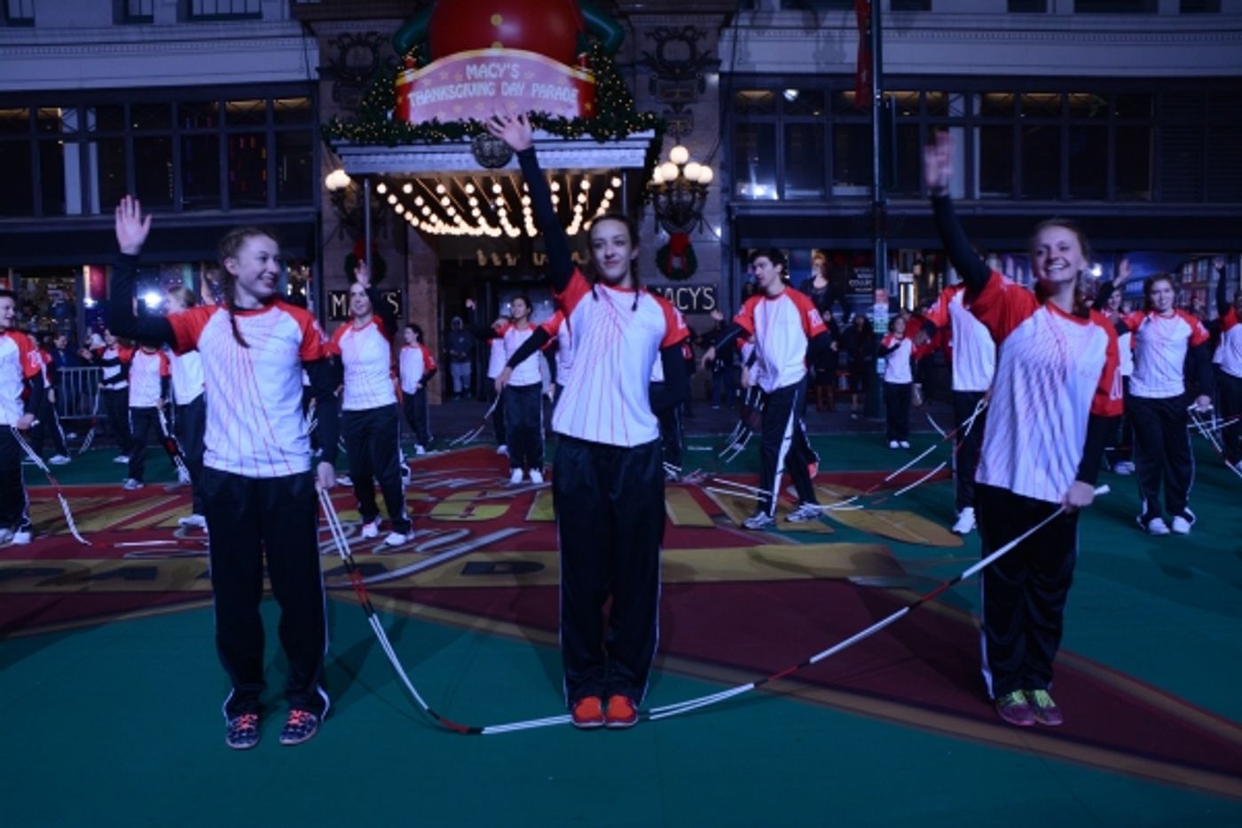 Photo Coverage: Casts of THE WIZ, SOMETHING ROTTEN! & More Rehearse for the Macy's Thanksgiving Day Parade!  Image