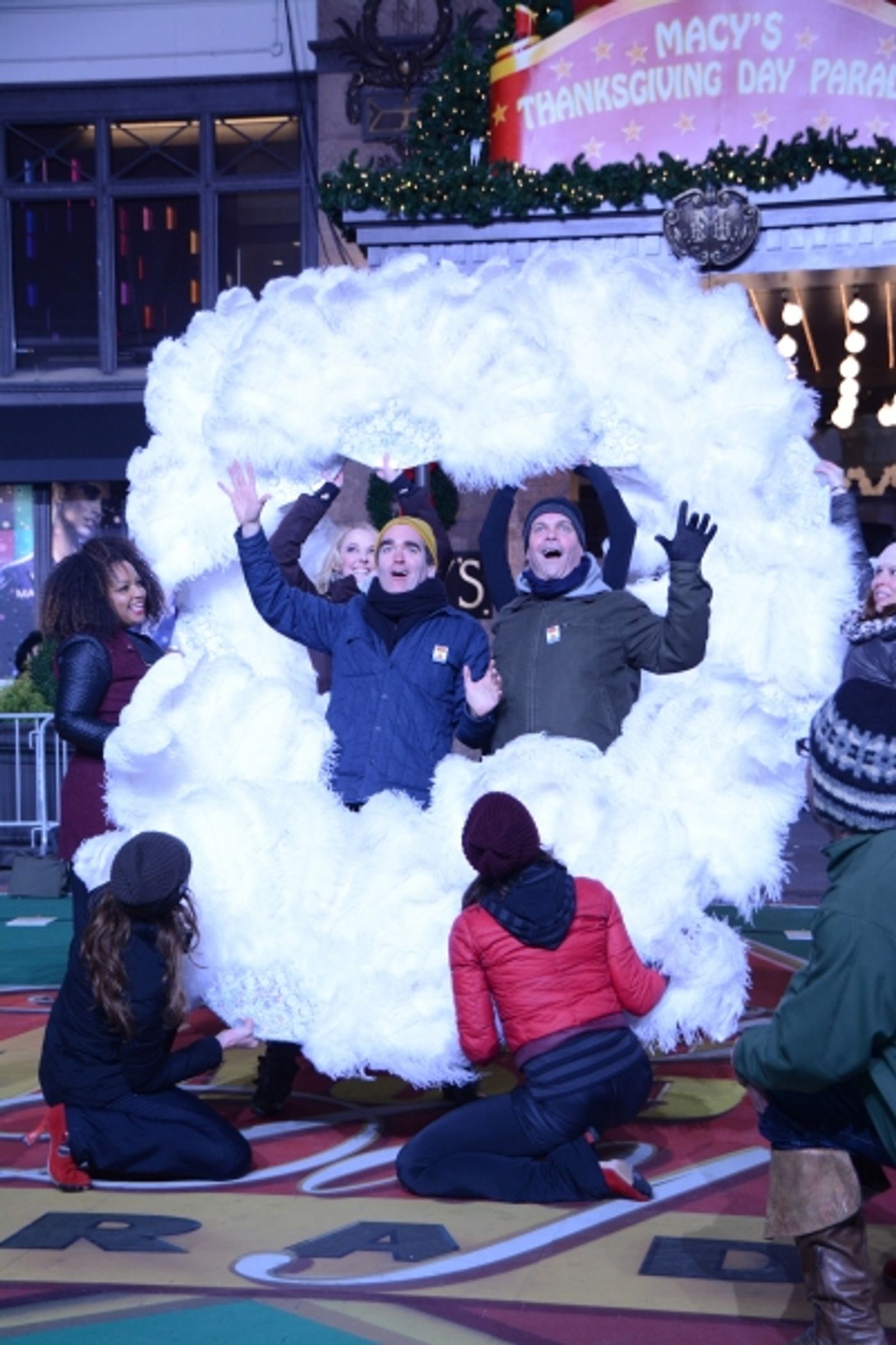 Photo Coverage: Casts of THE WIZ, SOMETHING ROTTEN! & More Rehearse for the Macy's Thanksgiving Day Parade!  Image