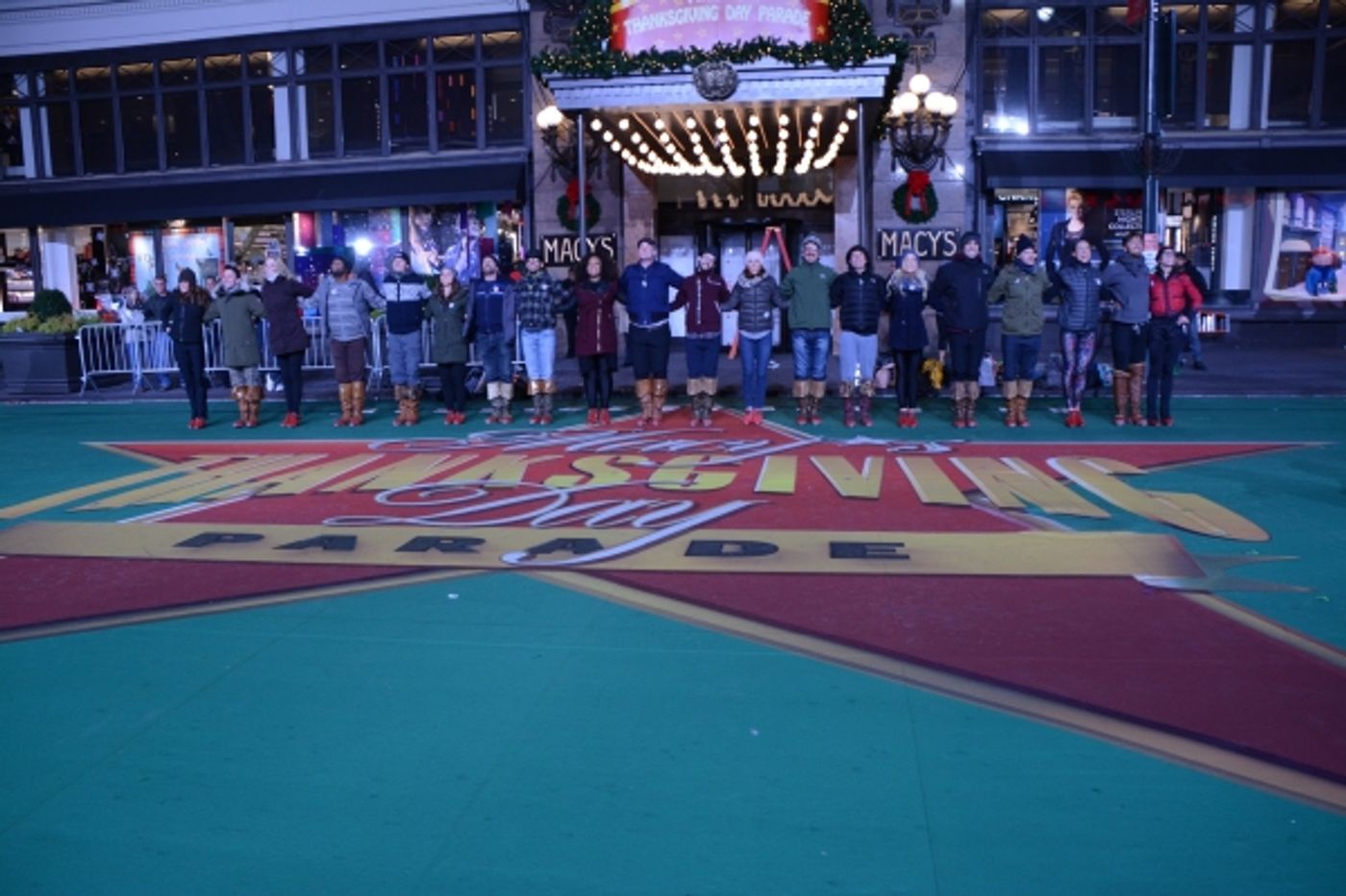 Photo Coverage: Casts of THE WIZ, SOMETHING ROTTEN! & More Rehearse for the Macy's Thanksgiving Day Parade!  Image