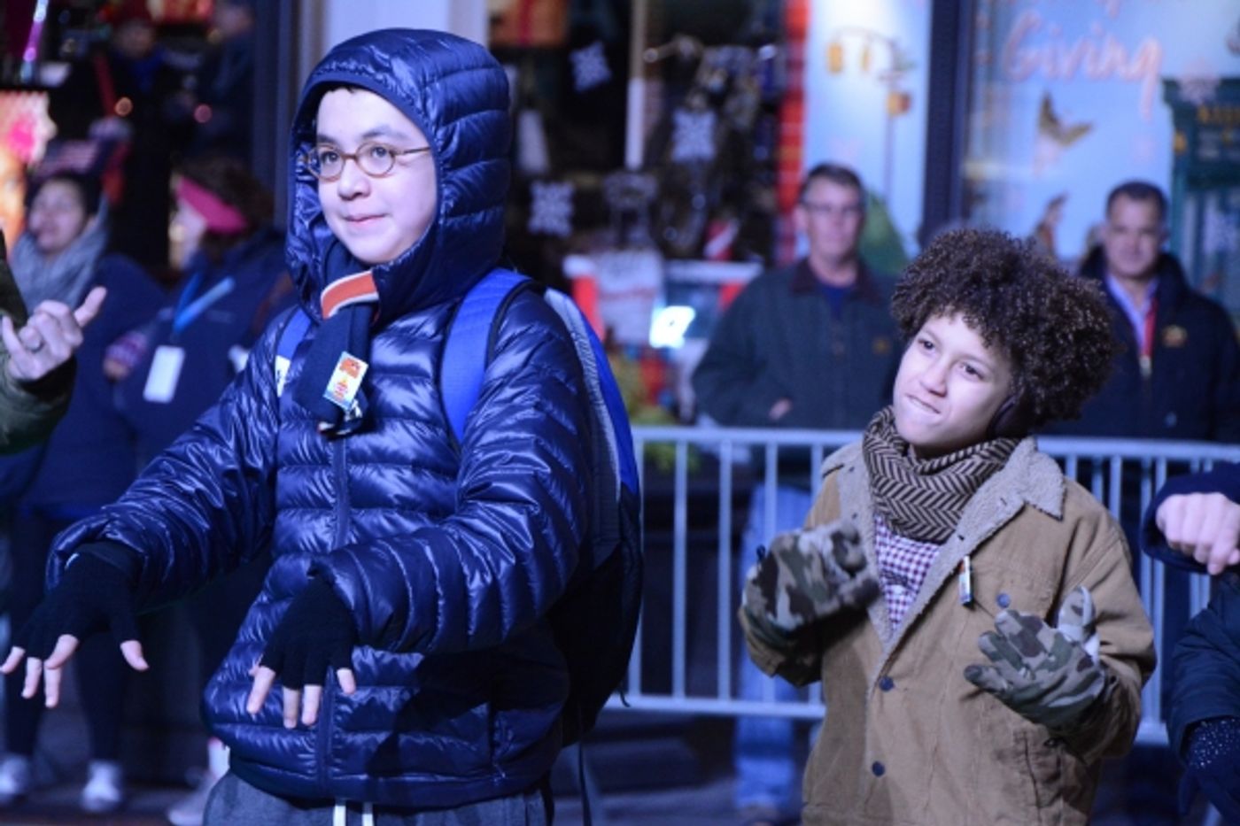 Photo Coverage: Casts of THE WIZ, SOMETHING ROTTEN! & More Rehearse for the Macy's Thanksgiving Day Parade!  Image