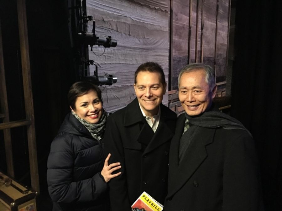 Photo Flash: Michael Feinstein & Annie Golden Attend ALLEGIANCE on Broadway Image