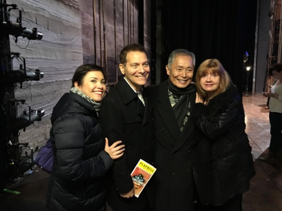 Photo Flash: Michael Feinstein & Annie Golden Attend ALLEGIANCE on Broadway Image