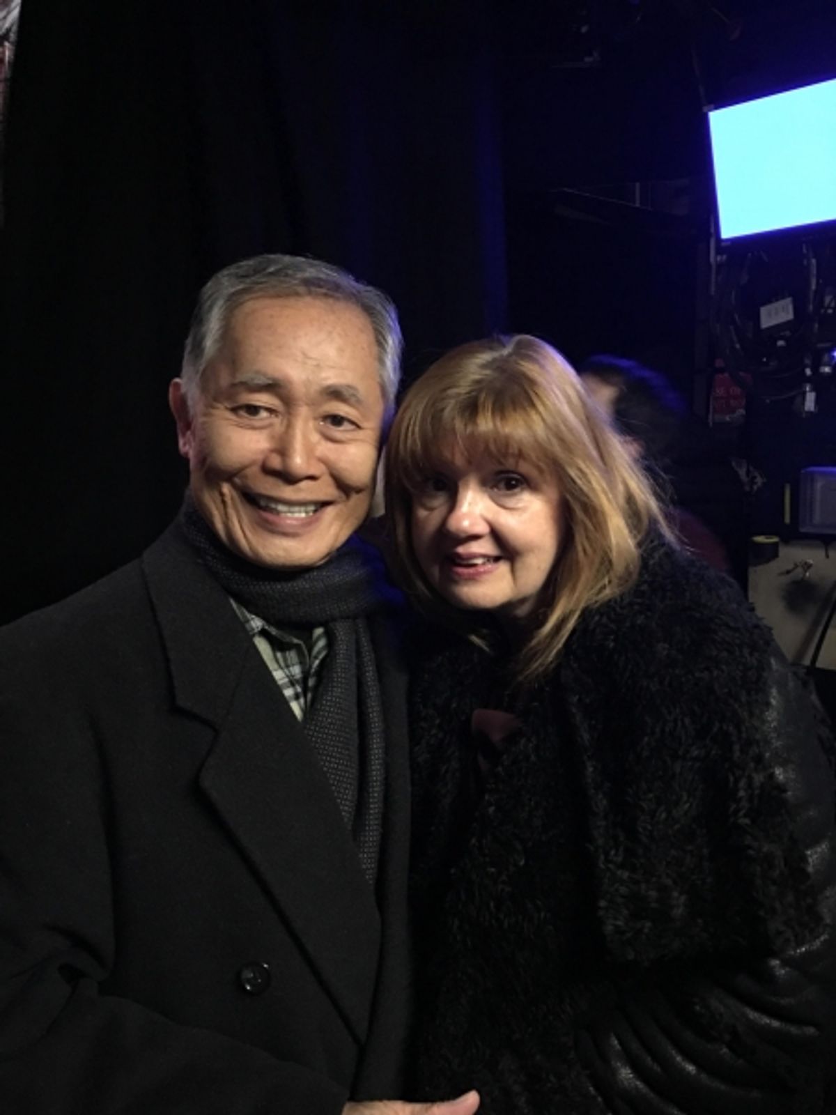 George Takei, Annie Golden at 