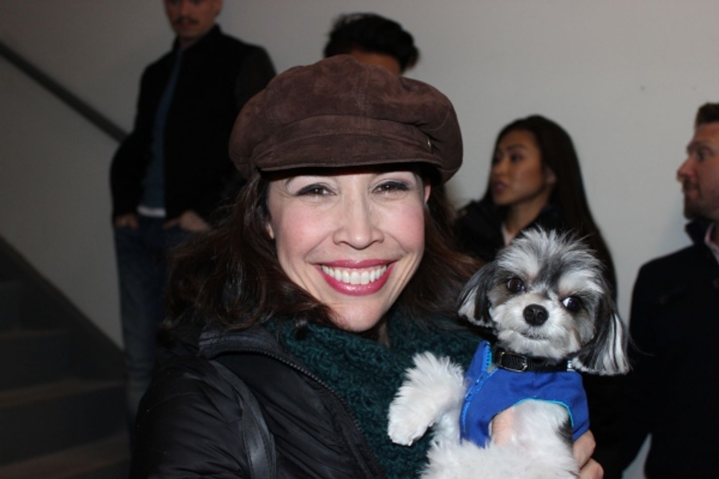 Photo Flash: ON YOUR FEET! Gets a Visit from Tinkerbelle the Dog  Image