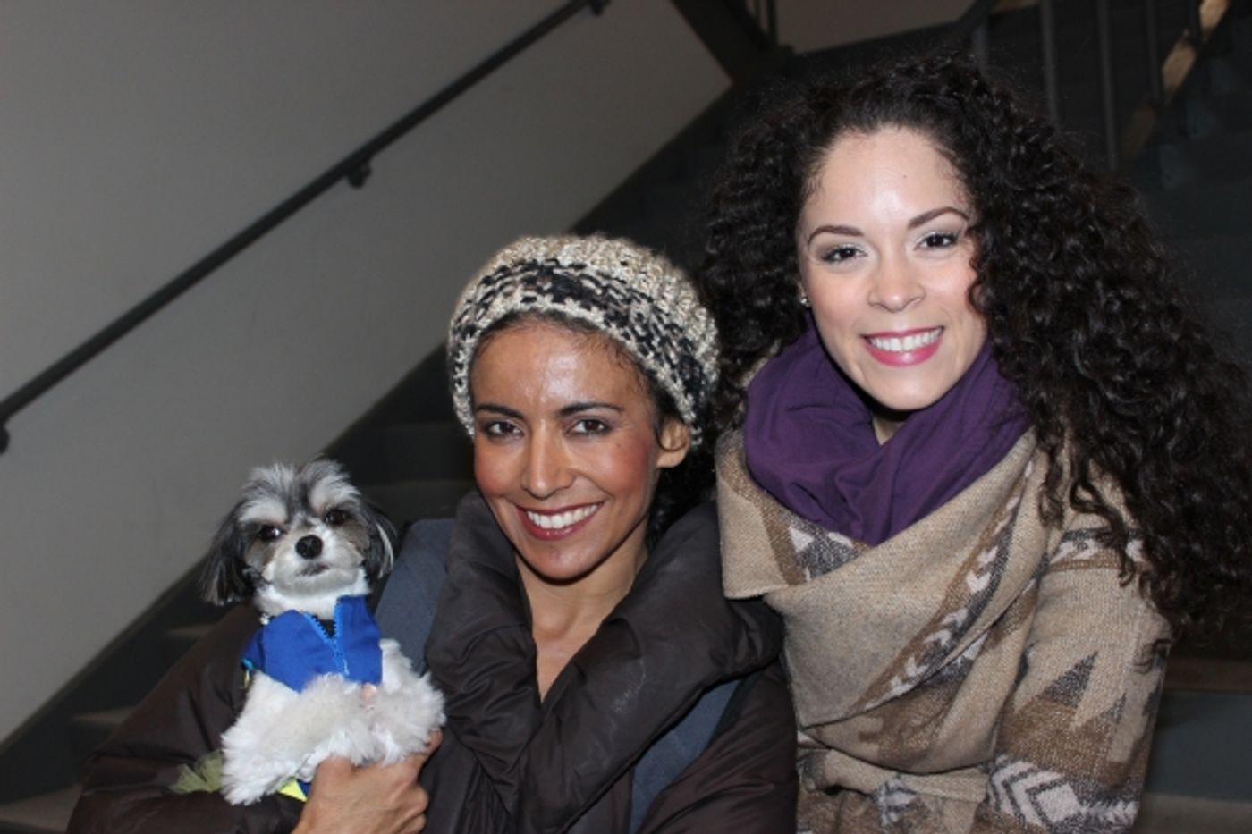 Photo Flash: ON YOUR FEET! Gets a Visit from Tinkerbelle the Dog  Image