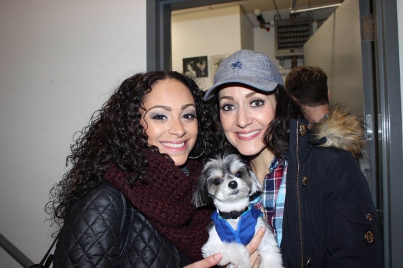 Photo Flash: ON YOUR FEET! Gets a Visit from Tinkerbelle the Dog  Image