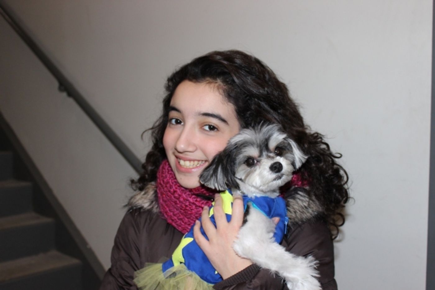 Photo Flash: ON YOUR FEET! Gets a Visit from Tinkerbelle the Dog  Image