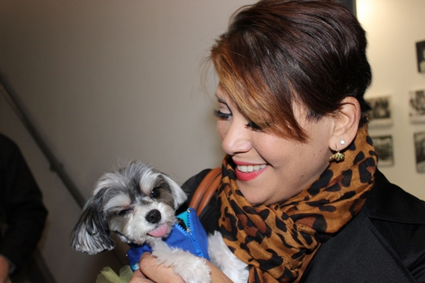 Photo Flash: ON YOUR FEET! Gets a Visit from Tinkerbelle the Dog  Image