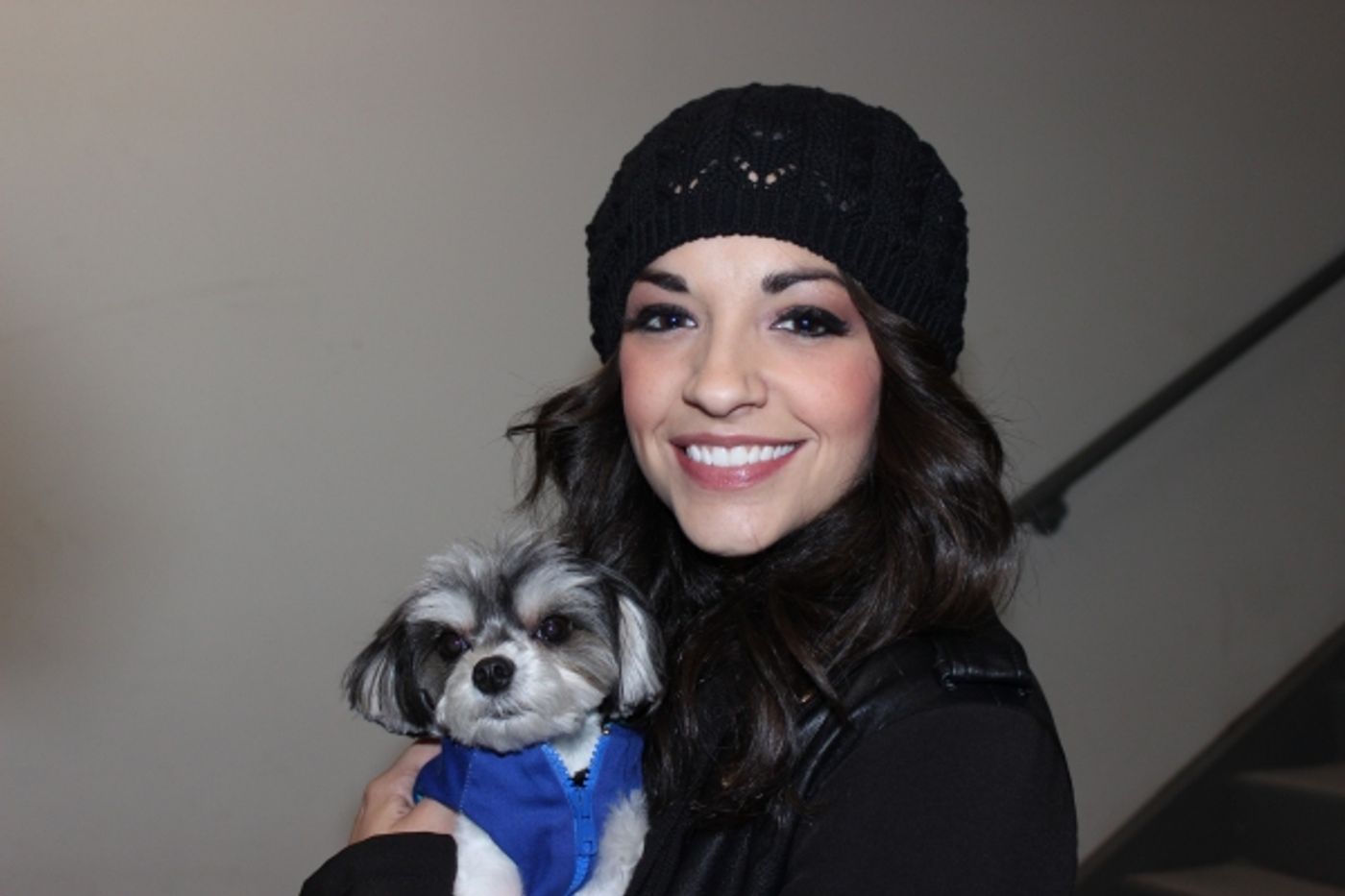 Photo Flash: ON YOUR FEET! Gets a Visit from Tinkerbelle the Dog  Image