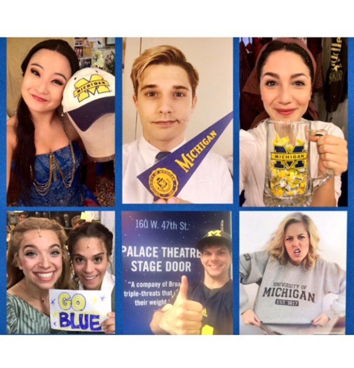 Photo Flash: Saturday Intermission Pics, 11/28- Broadway Says 'Go Blue,' Plus the Casts of THE KING AND I and More! Photo Flash: Saturday Intermission Pics, 11/28- Broadway Says 'Go Blue,' Plus the Casts of THE KING AND I and More! Image