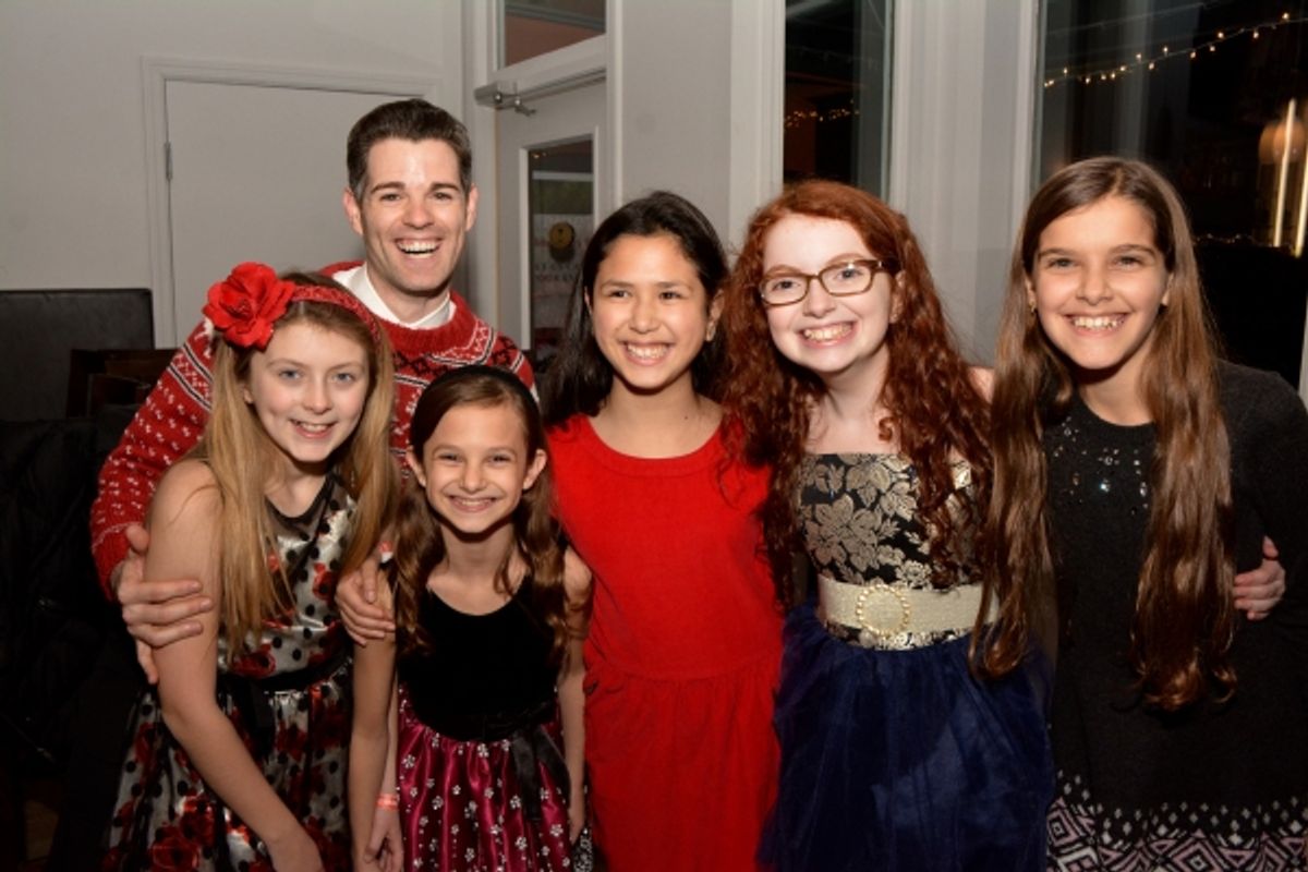 Jacob ben Widmar and Ruby Griffin, Mackenzie Lewis, Laurel Caruso, Anna McCarthy and Dane Beth Steiner at 