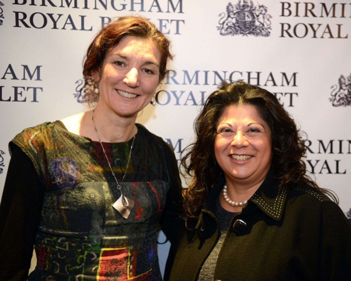 Birmingham Hippodrome Chief Executive Fiona Allan and Birmingham Royal Ballet Chief Executive Jan Teo at 