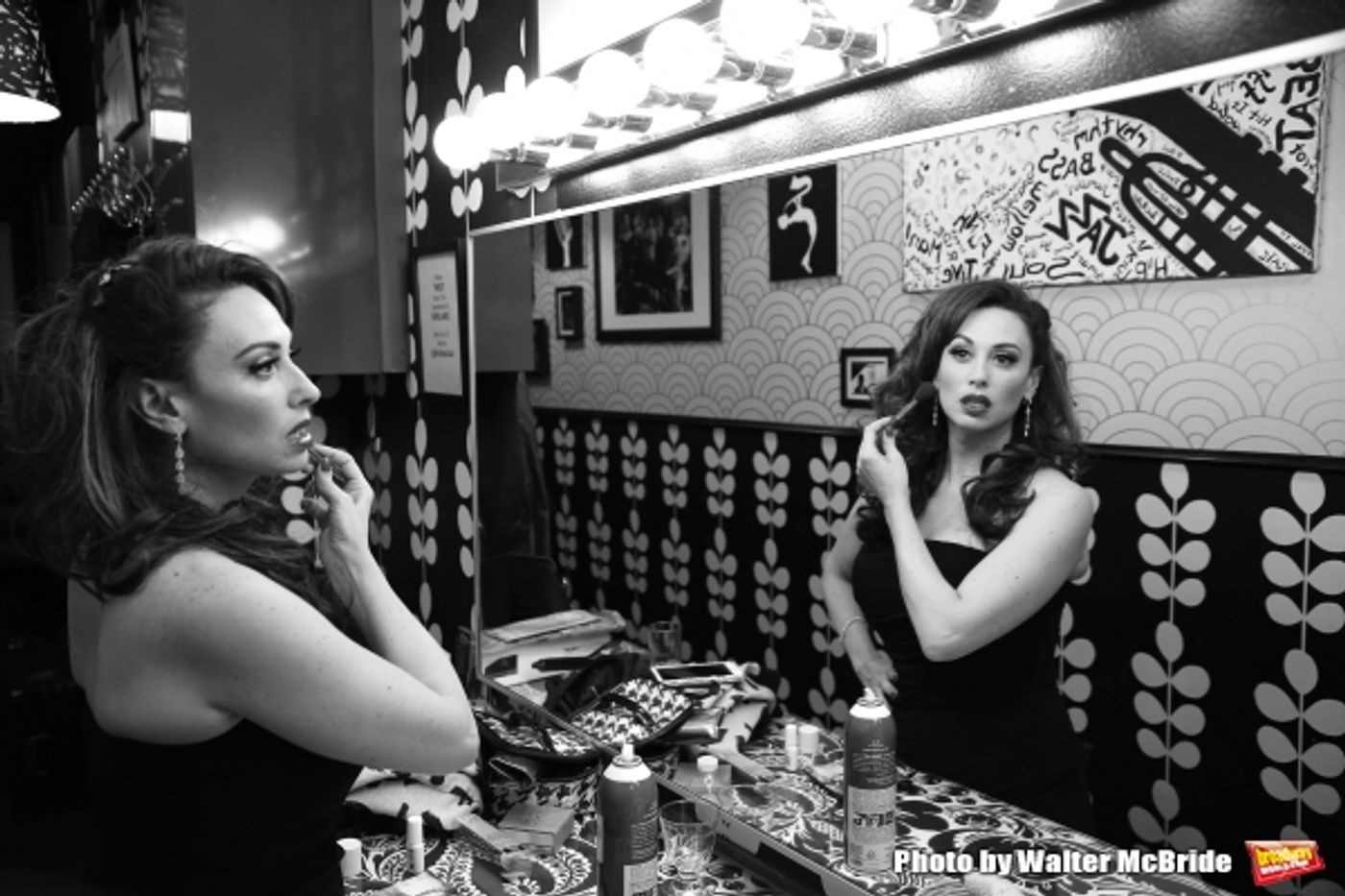 Exclusive Photo Coverage: Backstage with Lesli Margherita for Her Birdland Show- BROAD!  Image