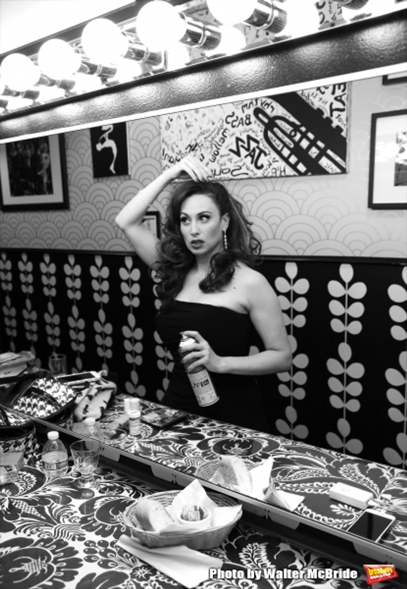 Exclusive Photo Coverage: Backstage with Lesli Margherita for Her Birdland Show- BROAD!  Image