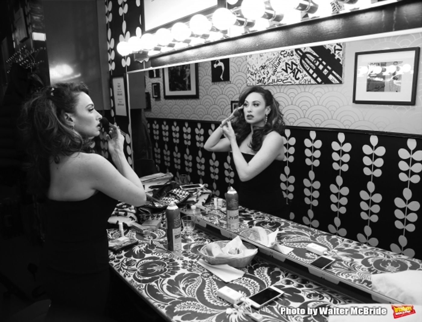 Exclusive Photo Coverage: Backstage with Lesli Margherita for Her Birdland Show- BROAD!  Image