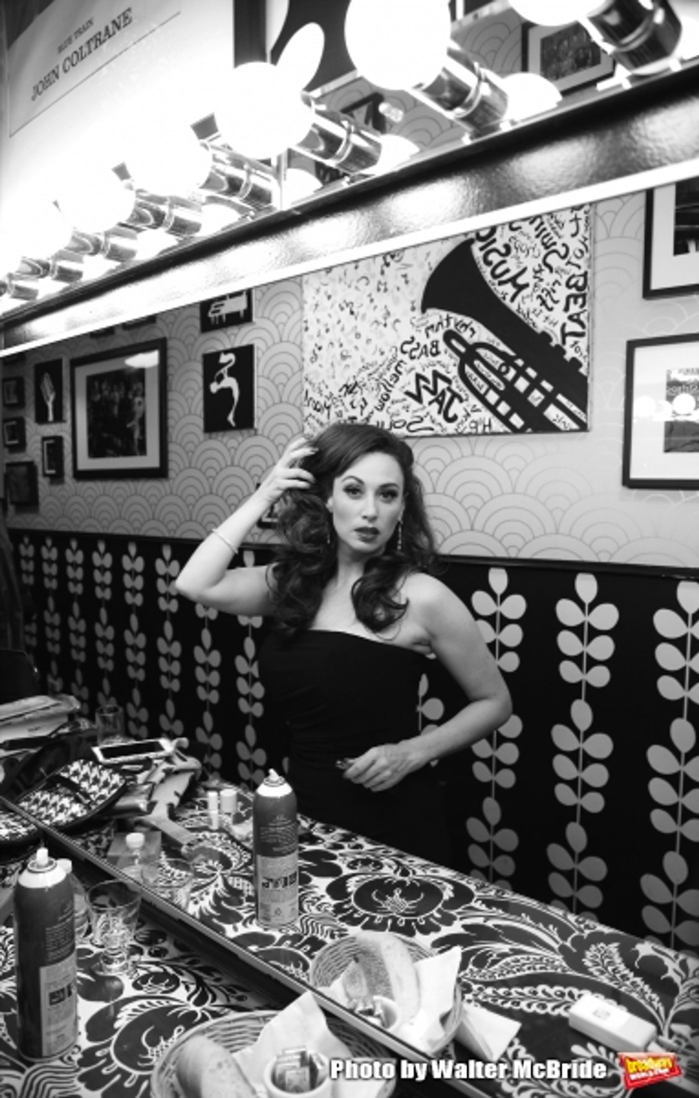 Exclusive Photo Coverage: Backstage with Lesli Margherita for Her Birdland Show- BROAD!  Image