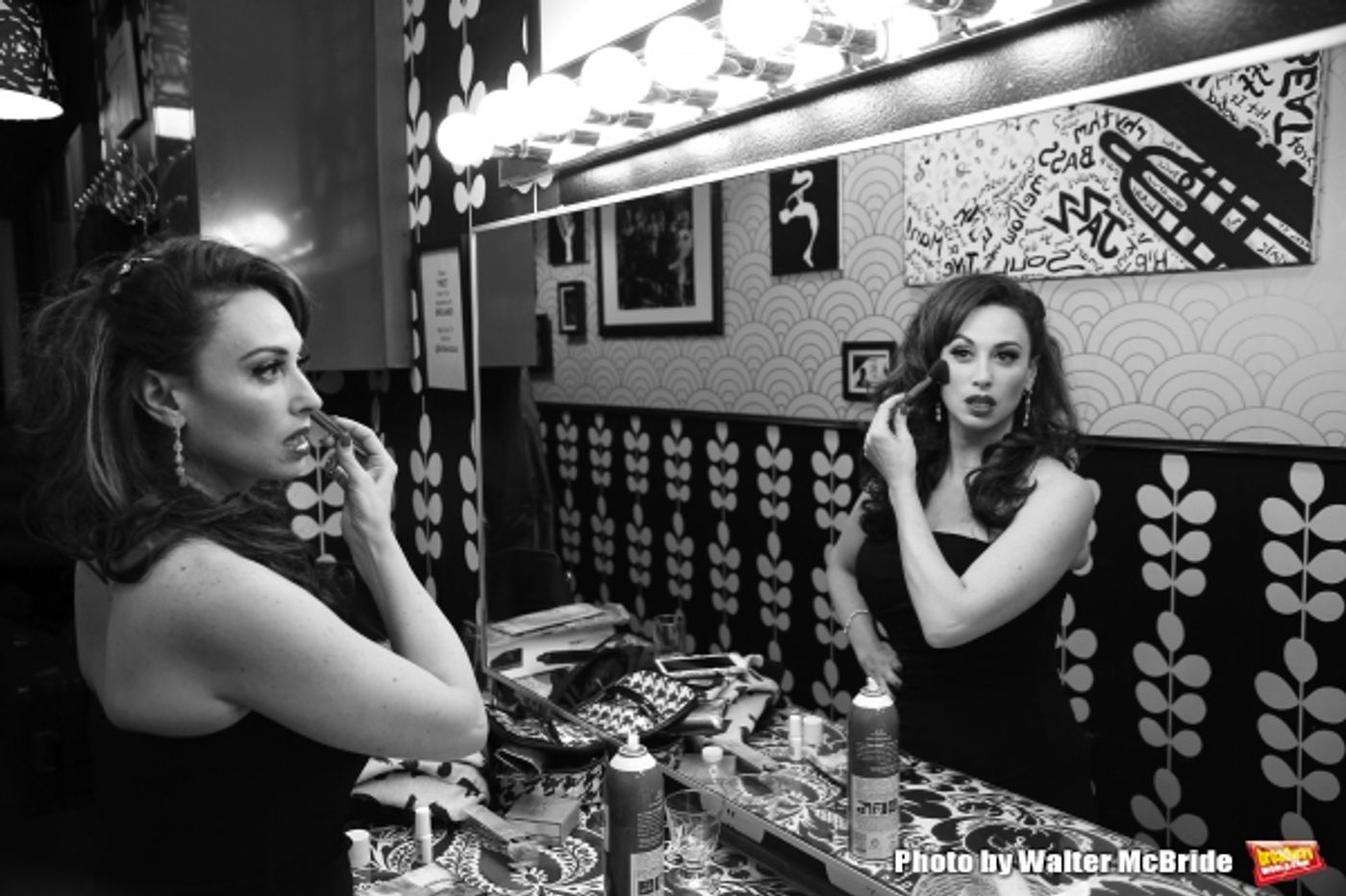 Exclusive Photo Coverage: Backstage with Lesli Margherita for Her Birdland Show- BROAD!  Image