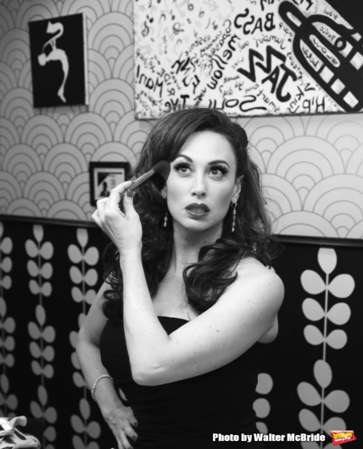 Exclusive Photo Coverage: Backstage with Lesli Margherita for Her Birdland Show- BROAD!  Image