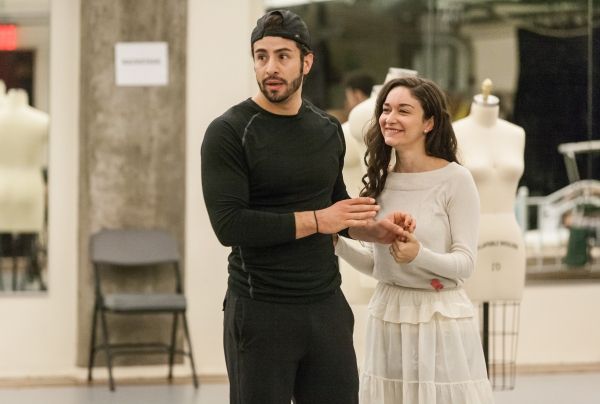 Sean Ewing (Bernardo) and MaryJoanna Grisso (Maria) Photo