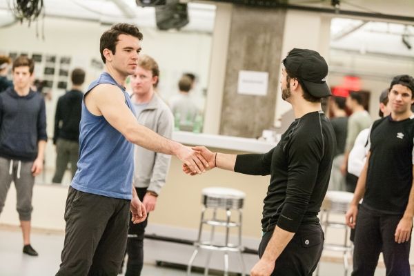 Max Clayton (Riff) and Sean Ewing (Bernardo) Photo