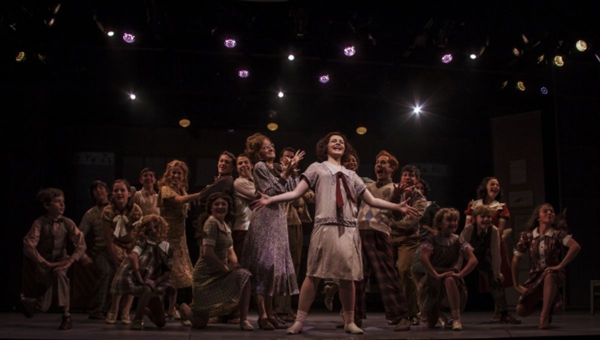 Ruby Rakos (center) and company at 