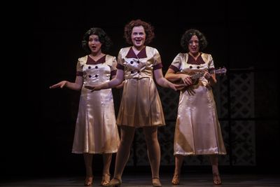 Ruby Rakos (center) stars as Judy Garland Photo