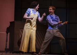 Ruby Rakos as Judy Garland and Michael Wartella as Mickey Rooney Photo