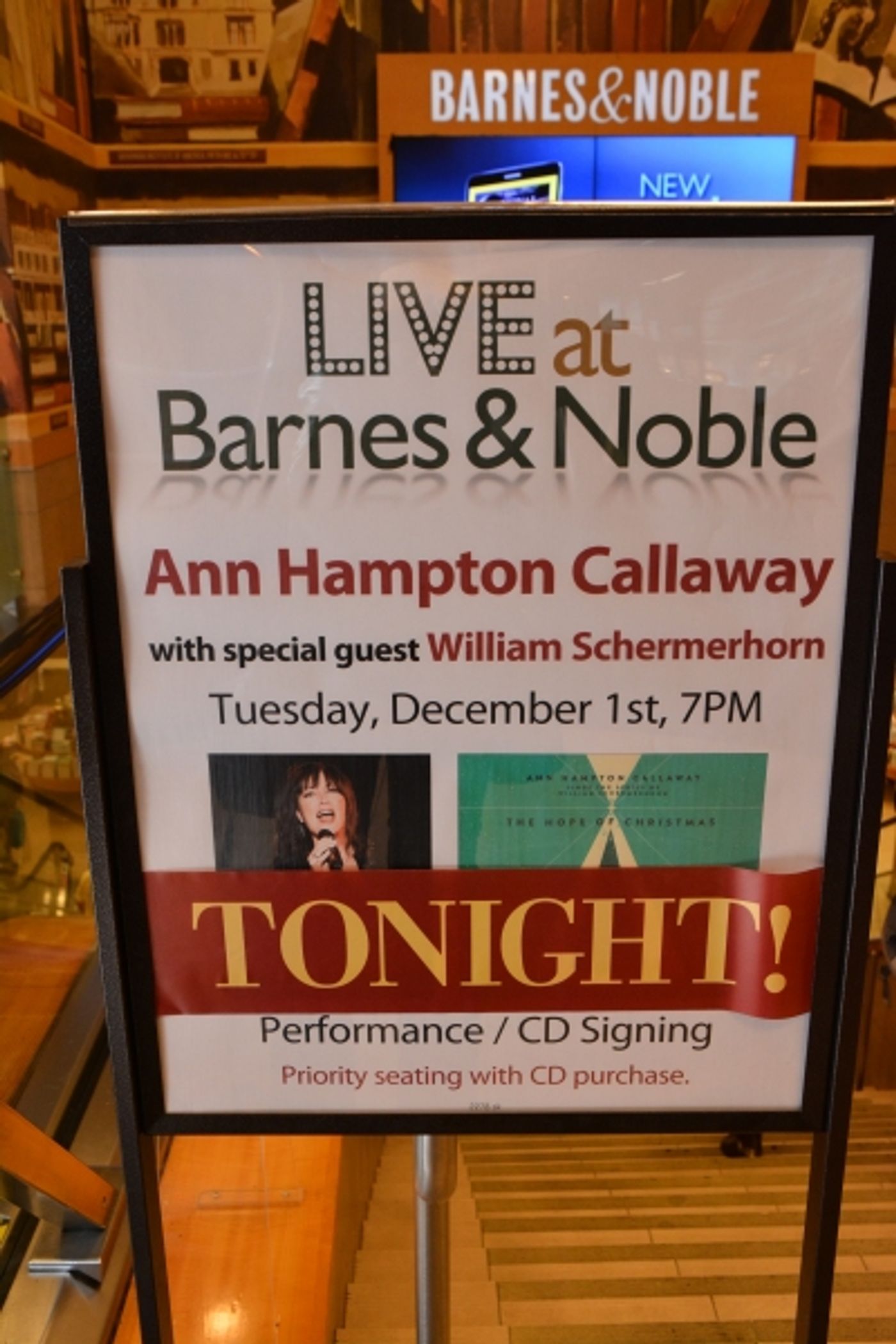 Photo Coverage: Ann Hampton Callaway Previews THE HOPE OF CHRISTMAS Album at Barnes and Noble Photo Coverage: Ann Hampton Callaway Previews THE HOPE OF CHRISTMAS Album at Barnes and Noble Image