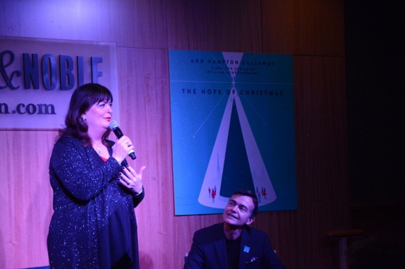 Photo Coverage: Ann Hampton Callaway Previews THE HOPE OF CHRISTMAS Album at Barnes and Noble Photo Coverage: Ann Hampton Callaway Previews THE HOPE OF CHRISTMAS Album at Barnes and Noble Image