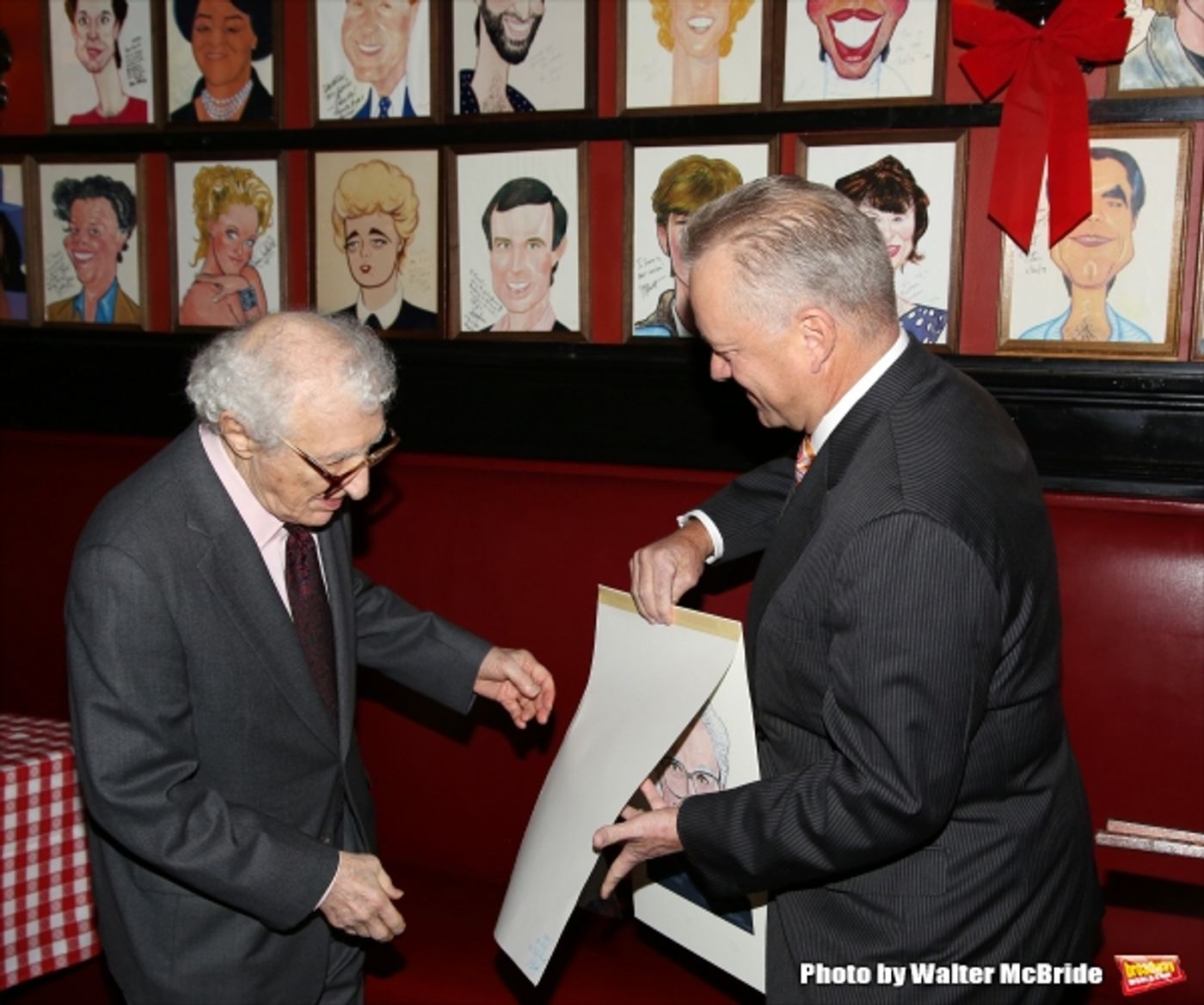 Photo Coverage: Living Legend Sheldon Harnick Finally Gets a Portrait at Sardi's! Photo Coverage: Living Legend Sheldon Harnick Finally Gets a Portrait at Sardi's! Image