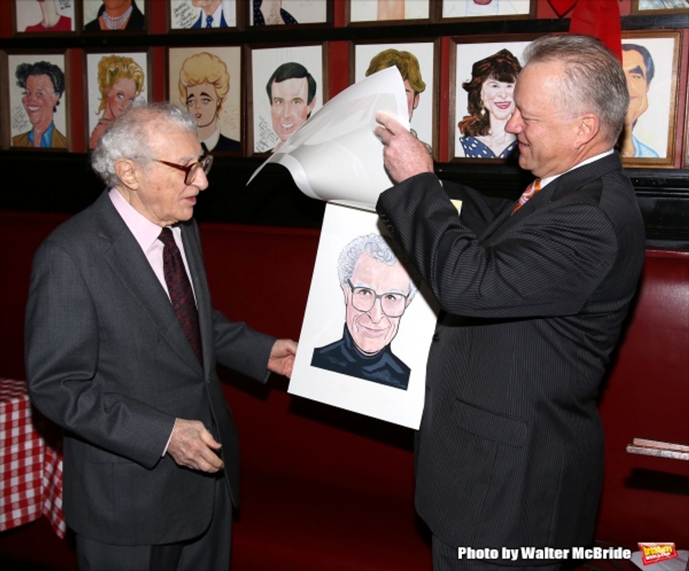 Photo Coverage: Living Legend Sheldon Harnick Finally Gets a Portrait at Sardi's! Photo Coverage: Living Legend Sheldon Harnick Finally Gets a Portrait at Sardi's! Image