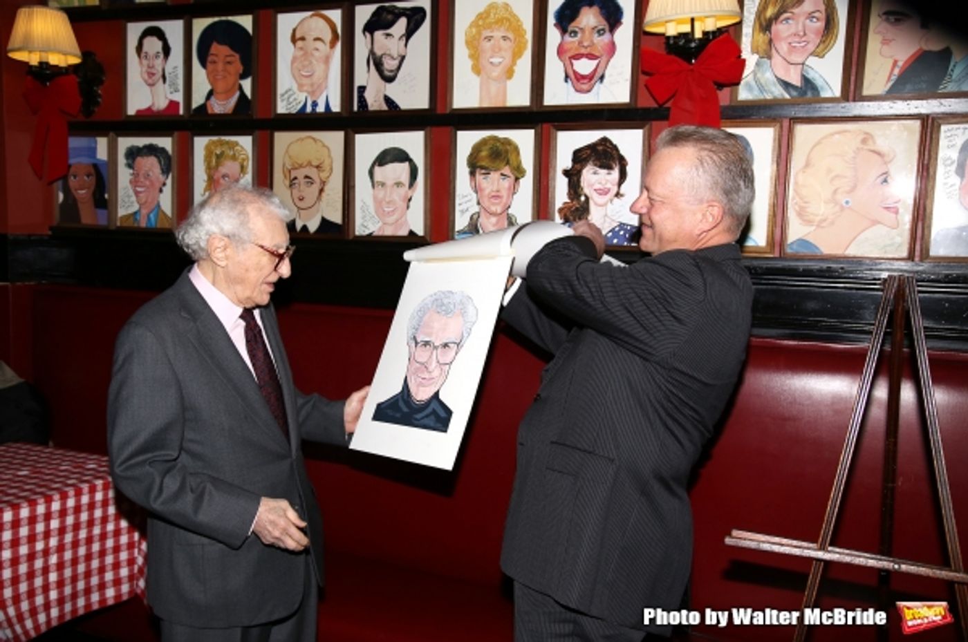 Photo Coverage: Living Legend Sheldon Harnick Finally Gets a Portrait at Sardi's! Photo Coverage: Living Legend Sheldon Harnick Finally Gets a Portrait at Sardi's! Image