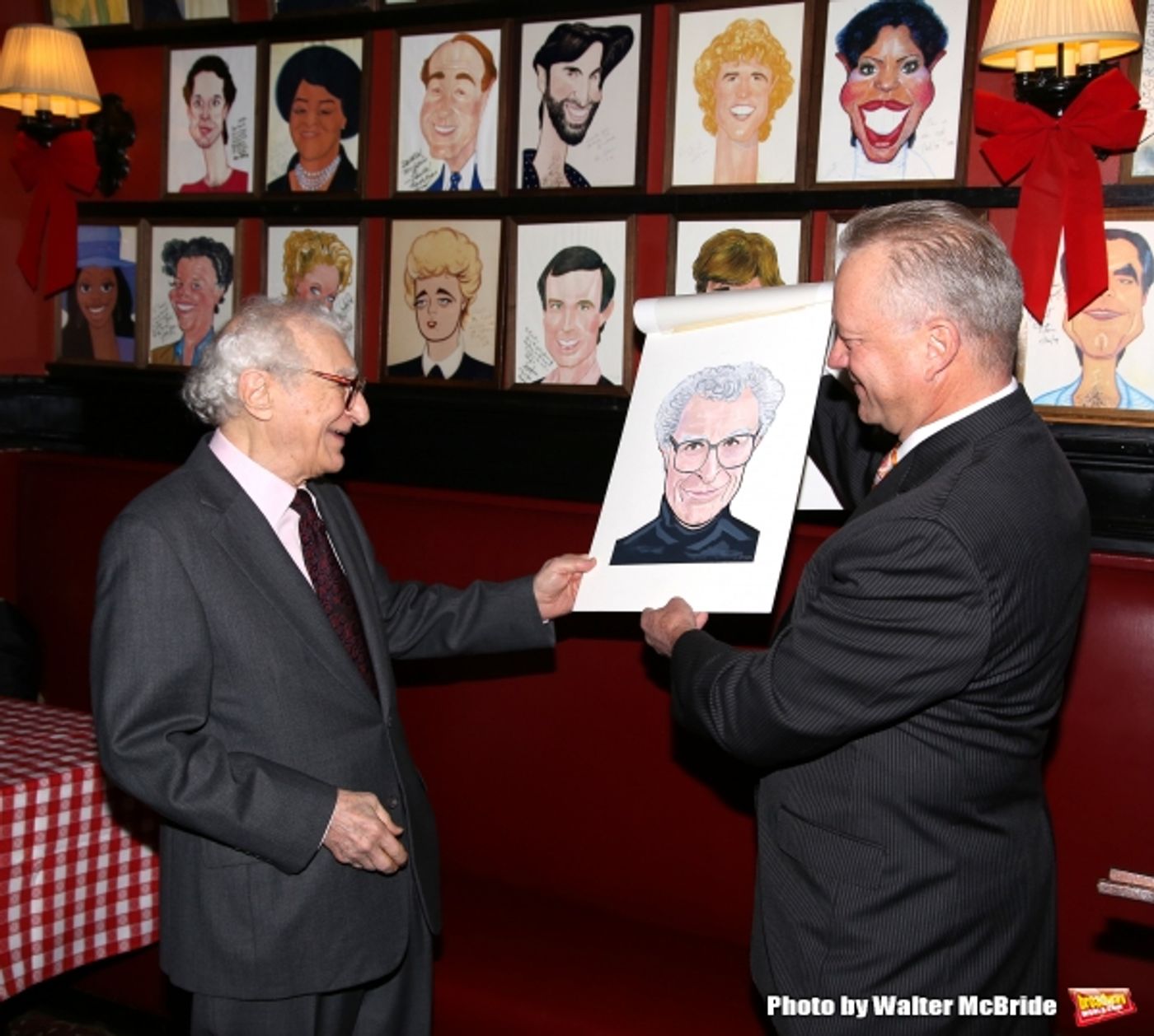 Photo Coverage: Living Legend Sheldon Harnick Finally Gets a Portrait at Sardi's! Photo Coverage: Living Legend Sheldon Harnick Finally Gets a Portrait at Sardi's! Image