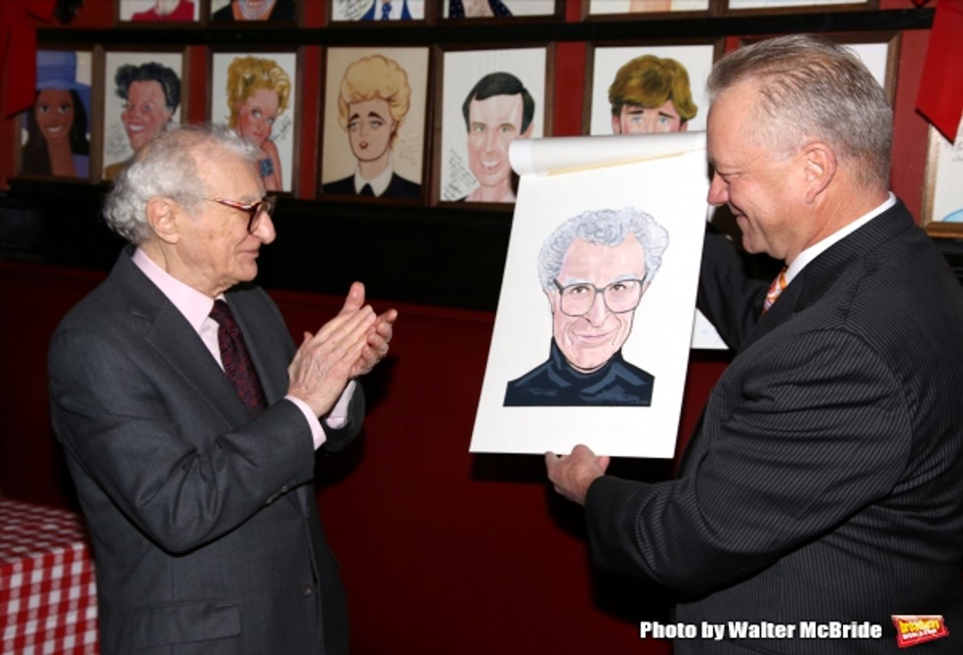 Photo Coverage: Living Legend Sheldon Harnick Finally Gets a Portrait at Sardi's! Photo Coverage: Living Legend Sheldon Harnick Finally Gets a Portrait at Sardi's! Image