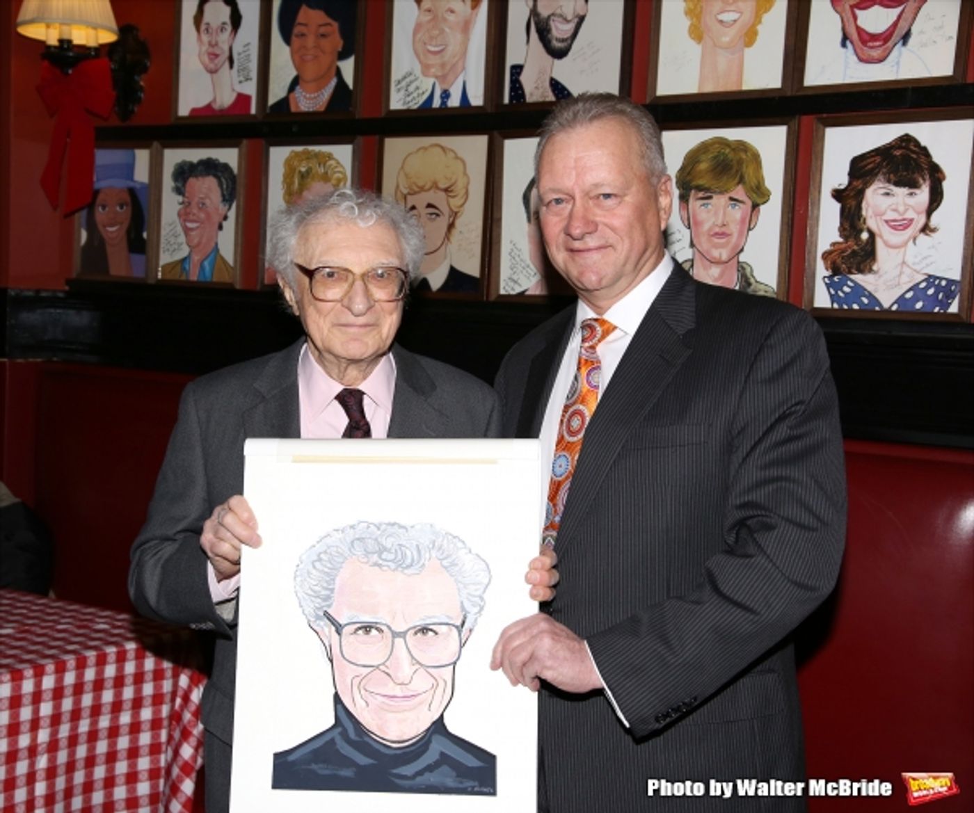 Photo Coverage: Living Legend Sheldon Harnick Finally Gets a Portrait at Sardi's! Photo Coverage: Living Legend Sheldon Harnick Finally Gets a Portrait at Sardi's! Image