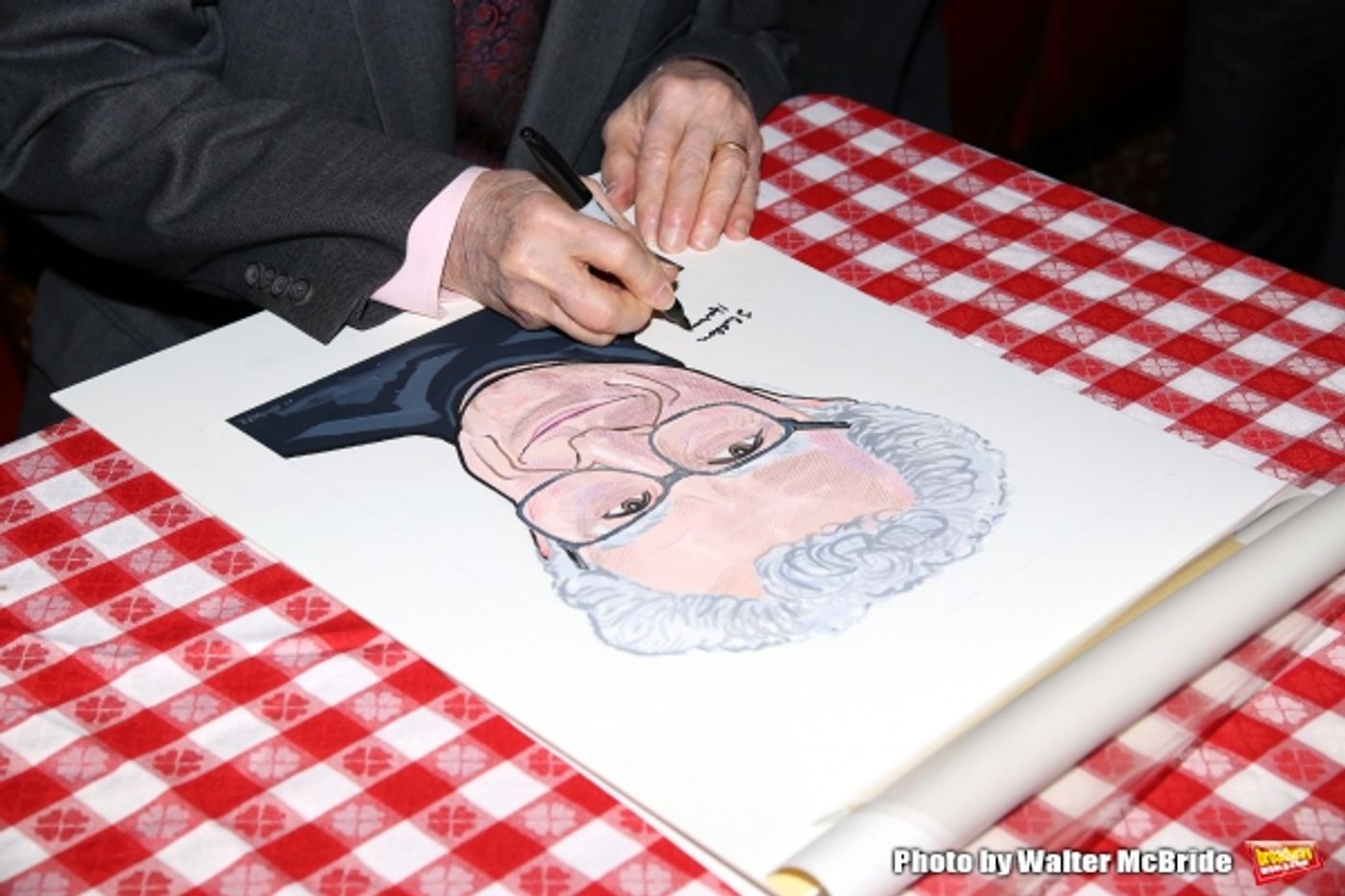 Photo Coverage: Living Legend Sheldon Harnick Finally Gets a Portrait at Sardi's!  Image