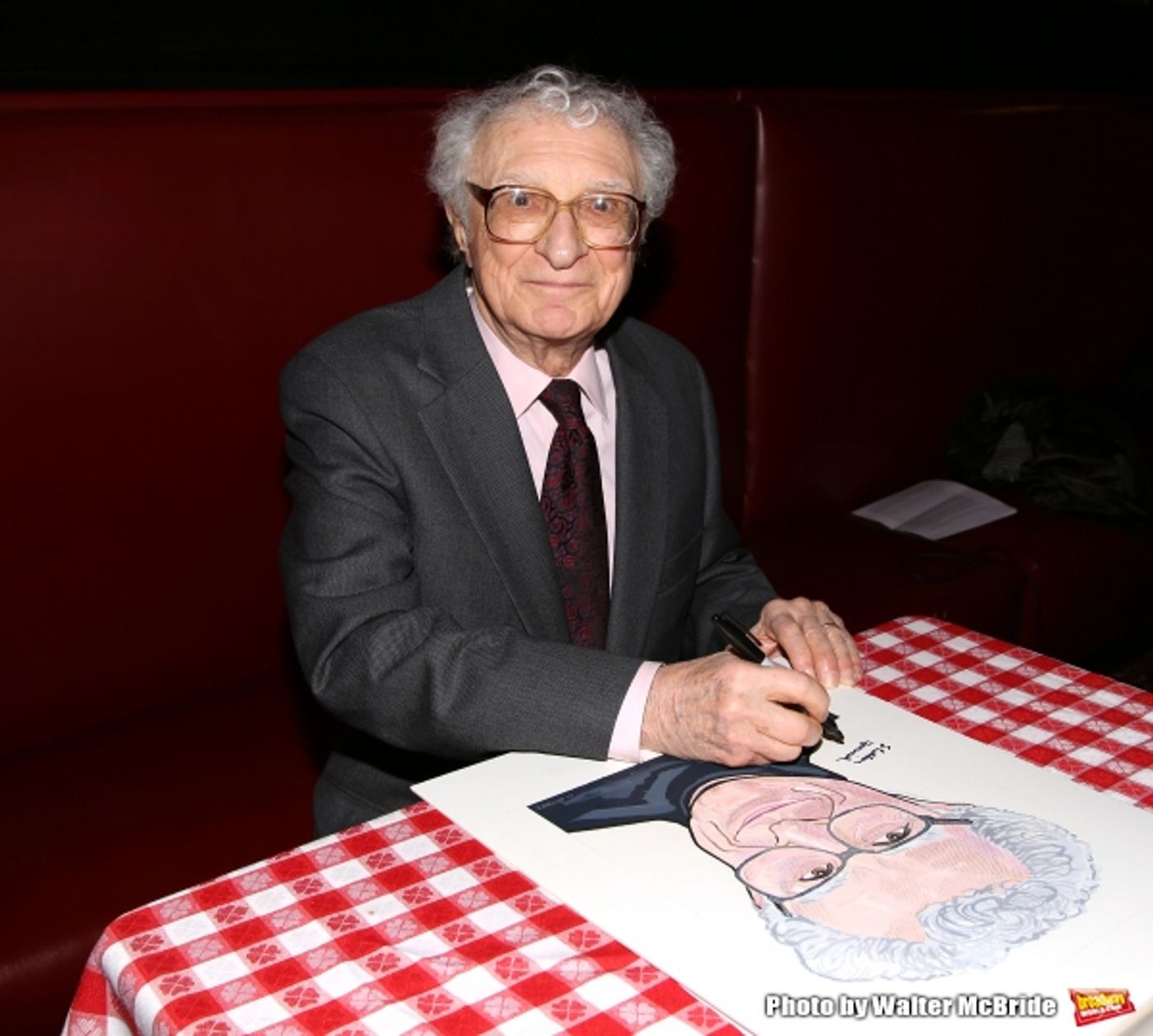 Photo Coverage: Living Legend Sheldon Harnick Finally Gets a Portrait at Sardi's!  Image