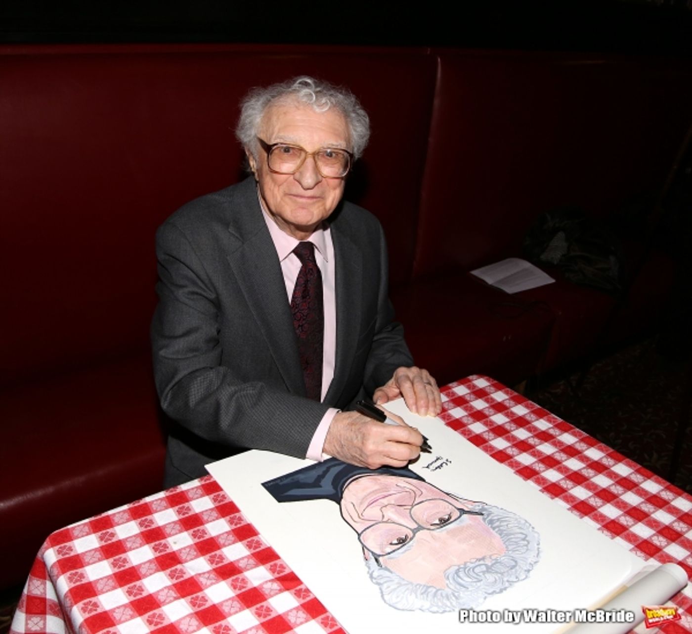 Photo Coverage: Living Legend Sheldon Harnick Finally Gets a Portrait at Sardi's!  Image