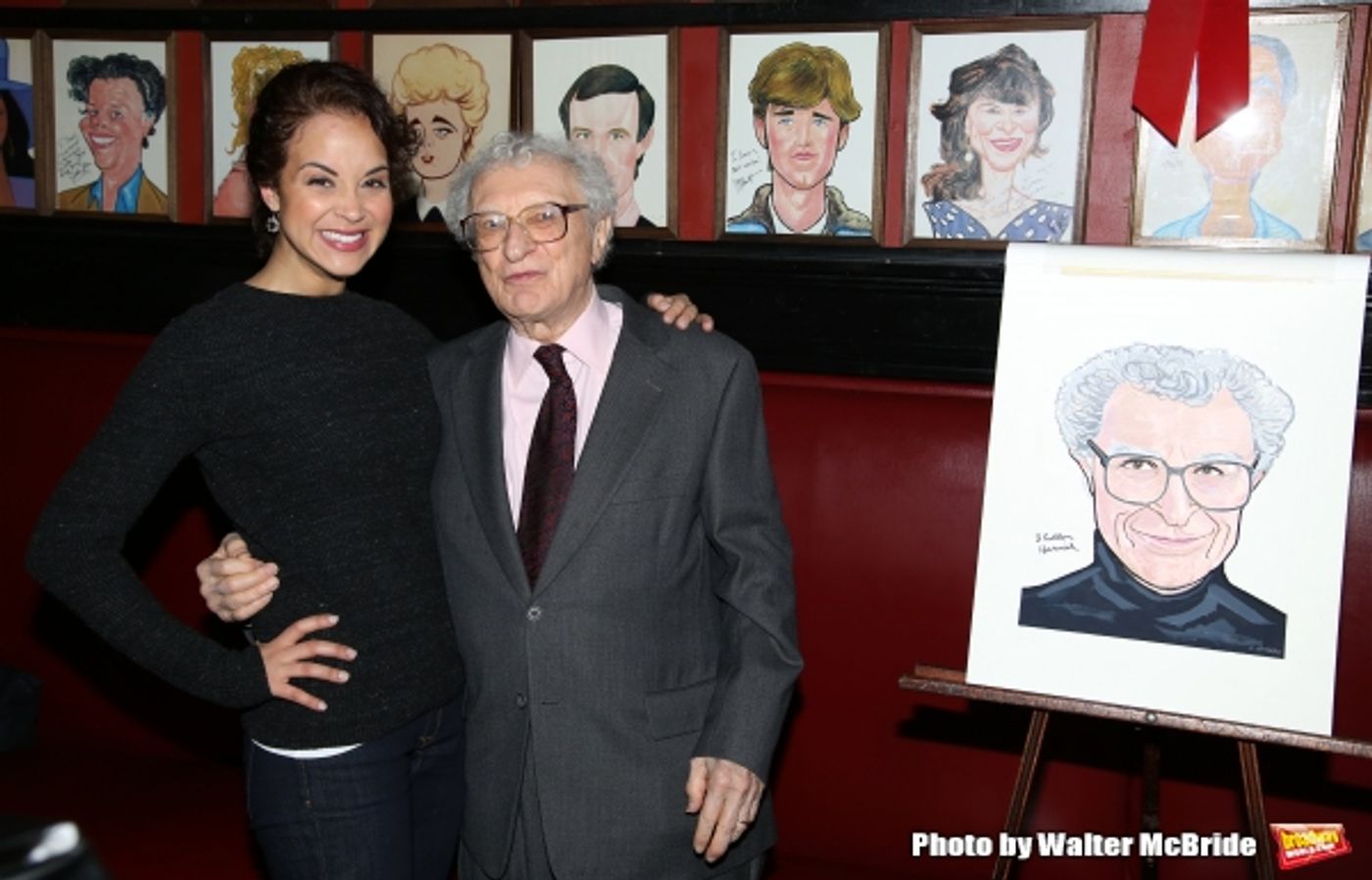 Photo Coverage: Living Legend Sheldon Harnick Finally Gets a Portrait at Sardi's! Photo Coverage: Living Legend Sheldon Harnick Finally Gets a Portrait at Sardi's! Image