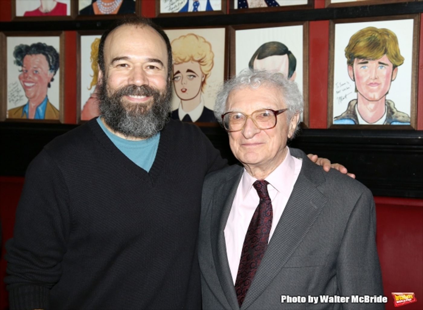 Photo Coverage: Living Legend Sheldon Harnick Finally Gets a Portrait at Sardi's! Photo Coverage: Living Legend Sheldon Harnick Finally Gets a Portrait at Sardi's! Image
