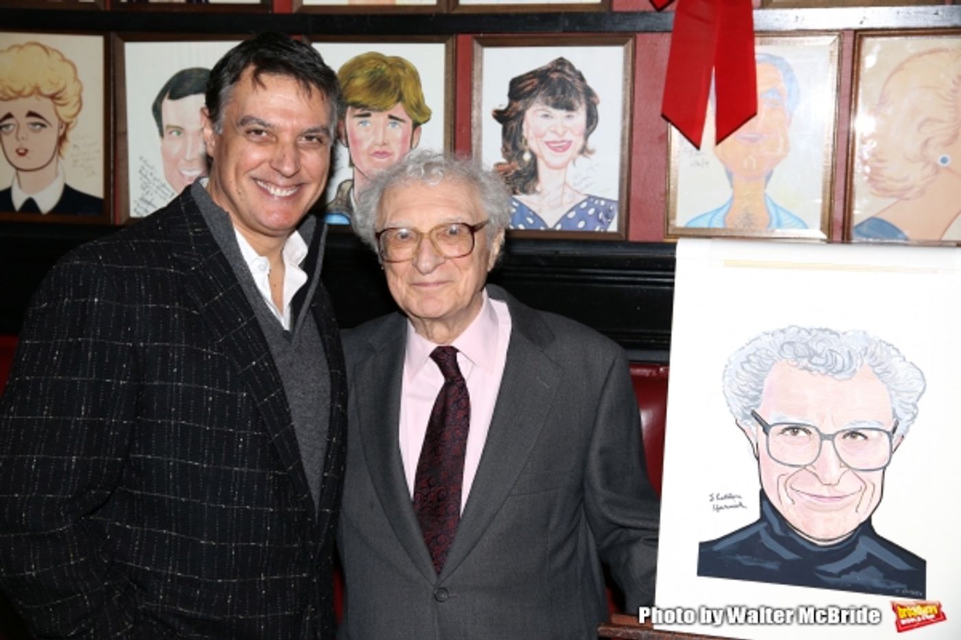Photo Coverage: Living Legend Sheldon Harnick Finally Gets a Portrait at Sardi's! Photo Coverage: Living Legend Sheldon Harnick Finally Gets a Portrait at Sardi's! Image