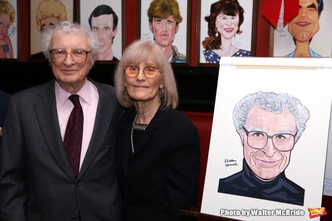 Photo Coverage: Living Legend Sheldon Harnick Finally Gets a Portrait at Sardi's! Photo Coverage: Living Legend Sheldon Harnick Finally Gets a Portrait at Sardi's! Image