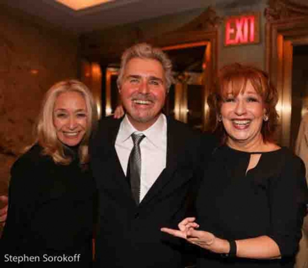 Eda Sorokoff, Steve Tyrell, Joy Behar at 
