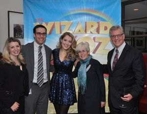 Playhouse Square staff Alisha Glasser & David Greene, Rachel Womble (Glinda), Playhou Photo