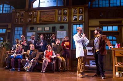 Alex Brightman and the adult ensemble of School of Rock - The Musical  Photo