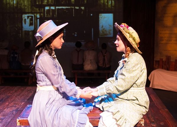 Nicole Schlitt and Angela Griswold as Diana and Anne Photo