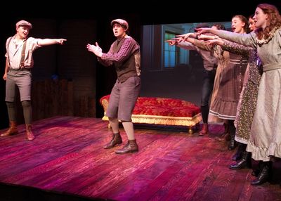 Brian Wiegel, Wil Anderson and company as Charlie, Moody and friends Photo