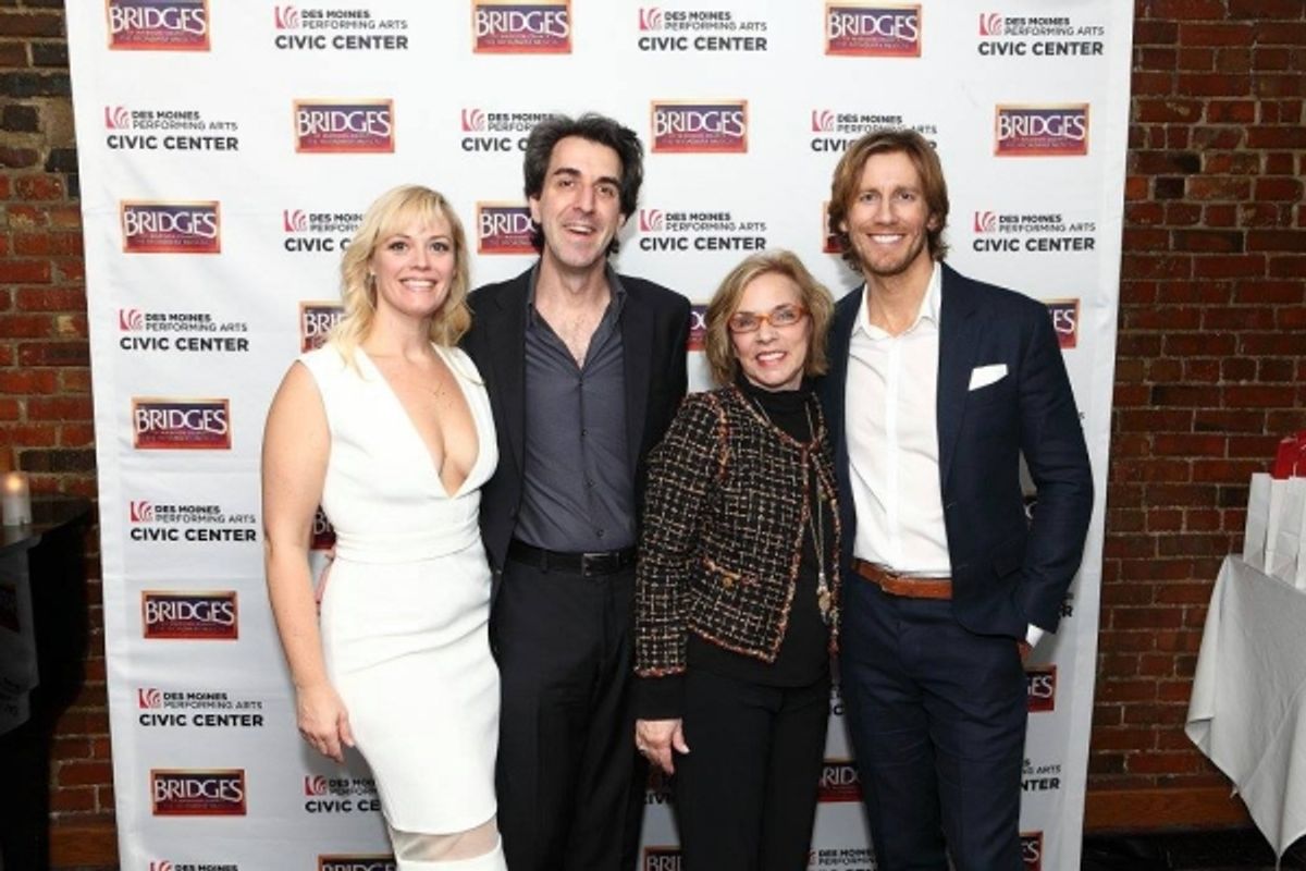 Elizabeth Stanley, Jason Robert Brown, Marsha Norman and Andrew Samonsky at 